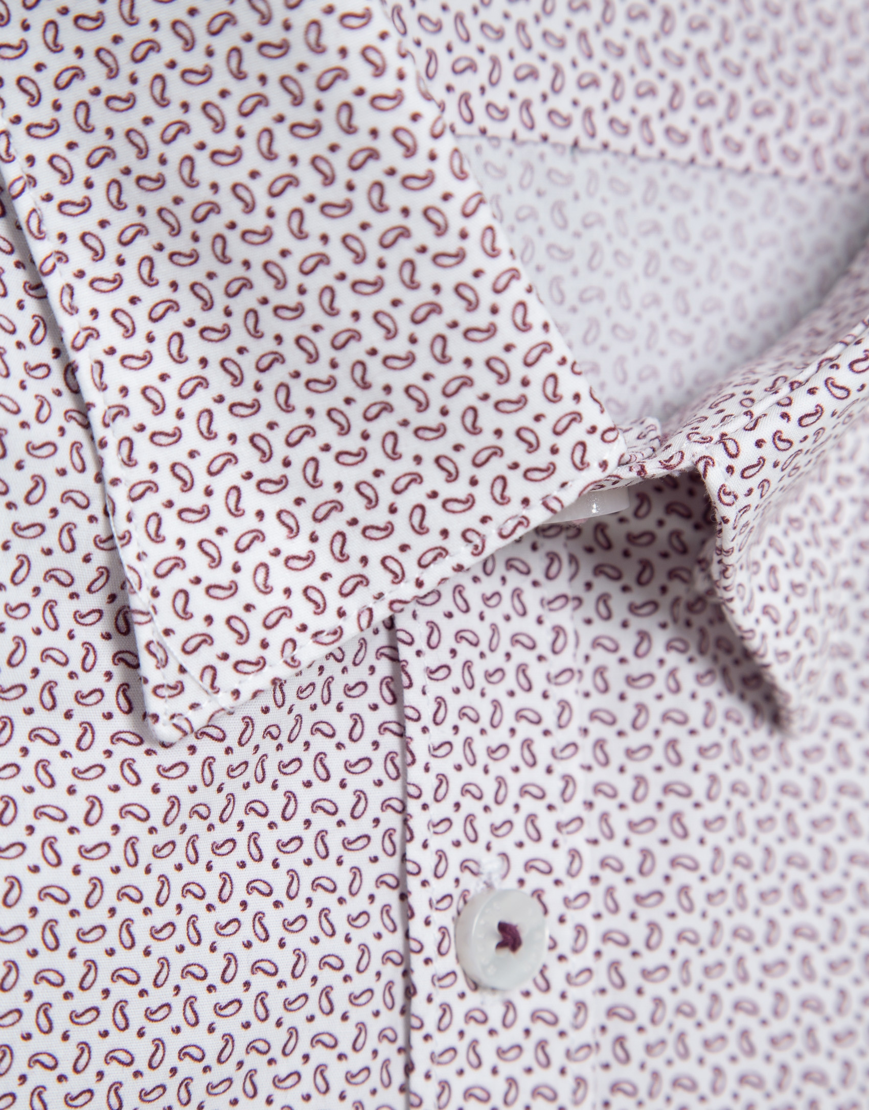 Camisa sport slim ciruela estampado ... | Roberto Verino