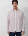 Camisa sport slim ciruela estampado ... | Roberto Verino