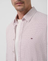 Camisa sport slim ciruela estampado ... | Roberto Verino
