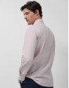 Camisa sport slim ciruela estampado ... | Roberto Verino