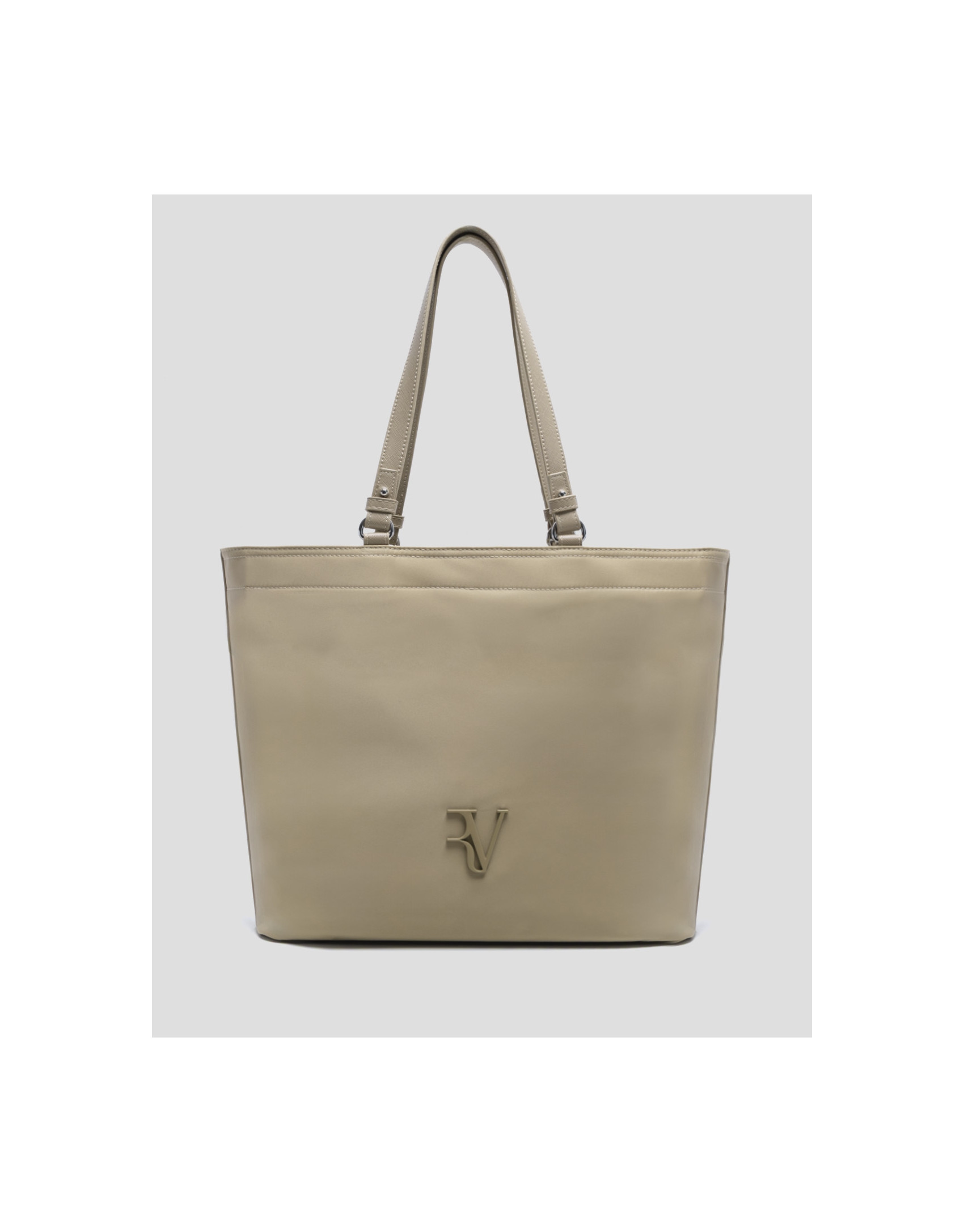 Bolso shopper Violeta nailon beige - Mujer | Roberto Verino