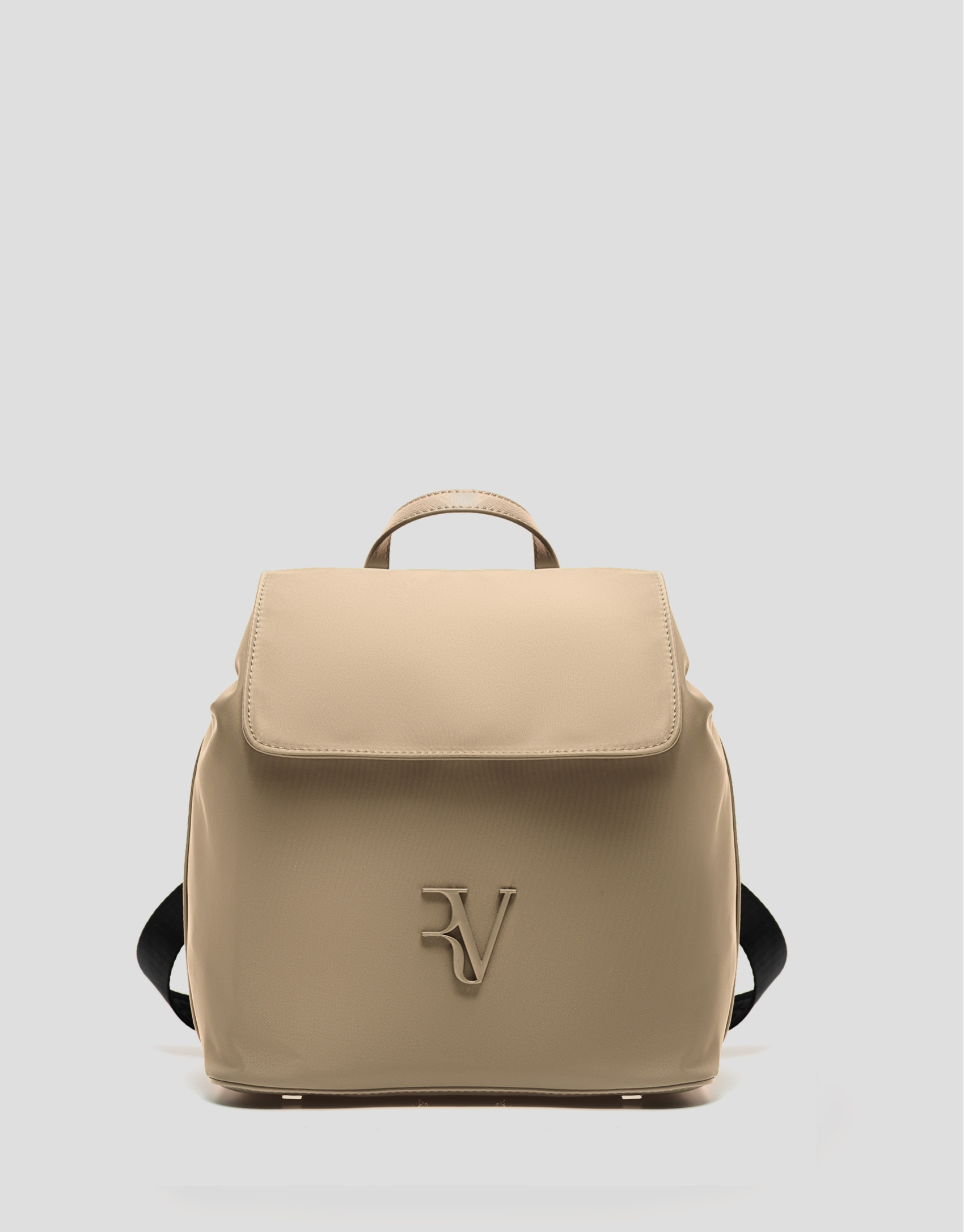 Violeta backpack in beige nylon - Gifts | Roberto Verino