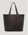 Bolso shopper Violeta nailon marrón - Mujer | Roberto Verino