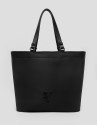 Violeta black nylon shopper bag - Woman | Roberto Verino