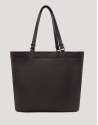 Bolso shopper Violeta nailon marrón - Mujer | Roberto Verino