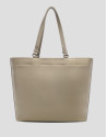 Bolso shopper Violeta nailon beige - Mujer | Roberto Verino