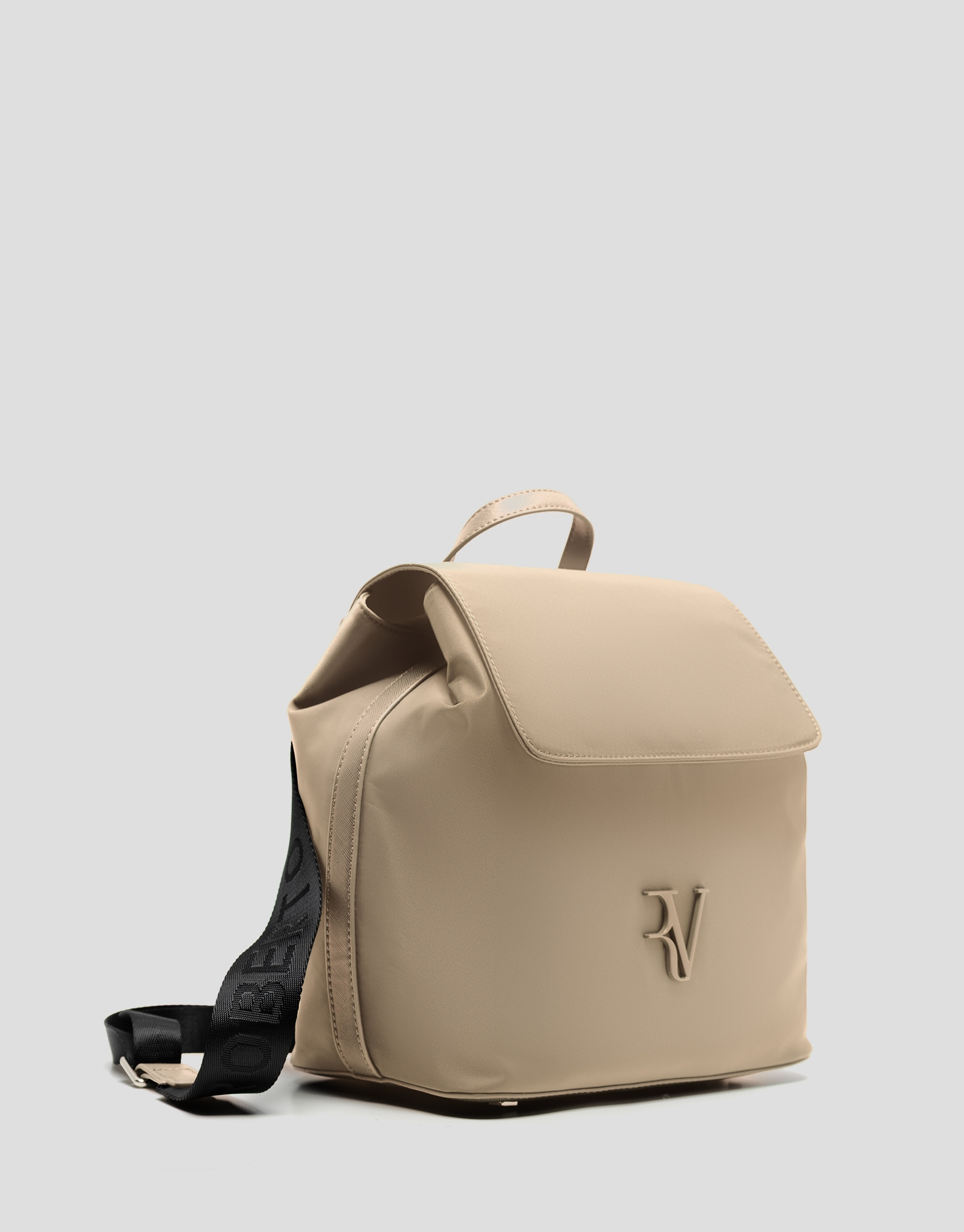 Violeta backpack in beige nylon - Gifts | Roberto Verino