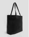 Bolso shopper Violeta nailon negro - Mujer | Roberto Verino