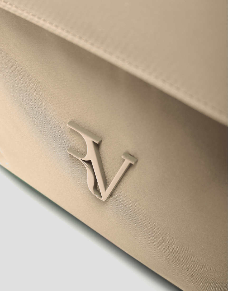 Mochila Violeta nailon beige - Regalos - OI2025 | Roberto Verino