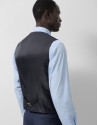 Dark blue blue wool waistcoat - Man - SS2026 | Roberto Verino