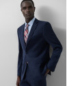 Traje half canvas slim fit cuadro a tono marino | Roberto Verino