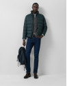 Dark green padded technical jacket - Man | Roberto Verino