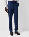 Traje half canvas slim fit microcuadros marino | Roberto Verino