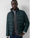 Dark green padded technical jacket - Man | Roberto Verino