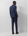 Traje half canvas slim fit liso marino - Hombre | Roberto Verino