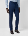 Traje half canvas slim fit cuadro azul perfil... | Roberto Verino