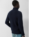 Chaqueta cremallera marino canalé - Hombre | Roberto Verino