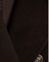 Long  light brown double-breasted coat - Woman | Roberto Verino