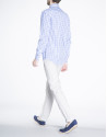 Blue checked sports shirt