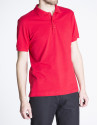 Polo rojo piqué 