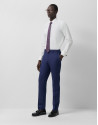 Slim-fit white dress shirt with twin cuffs | Roberto Verino