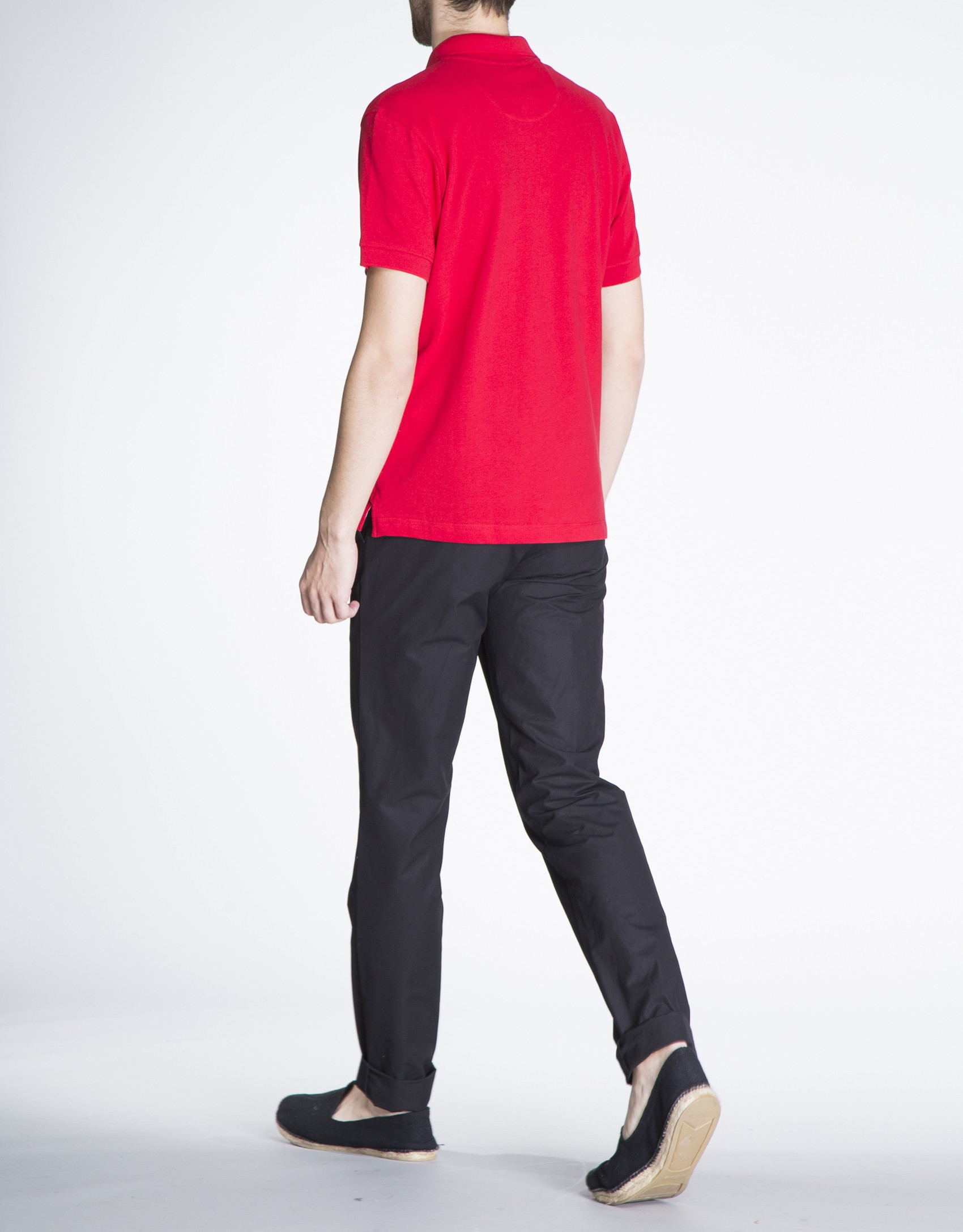 Polo rojo piqué 