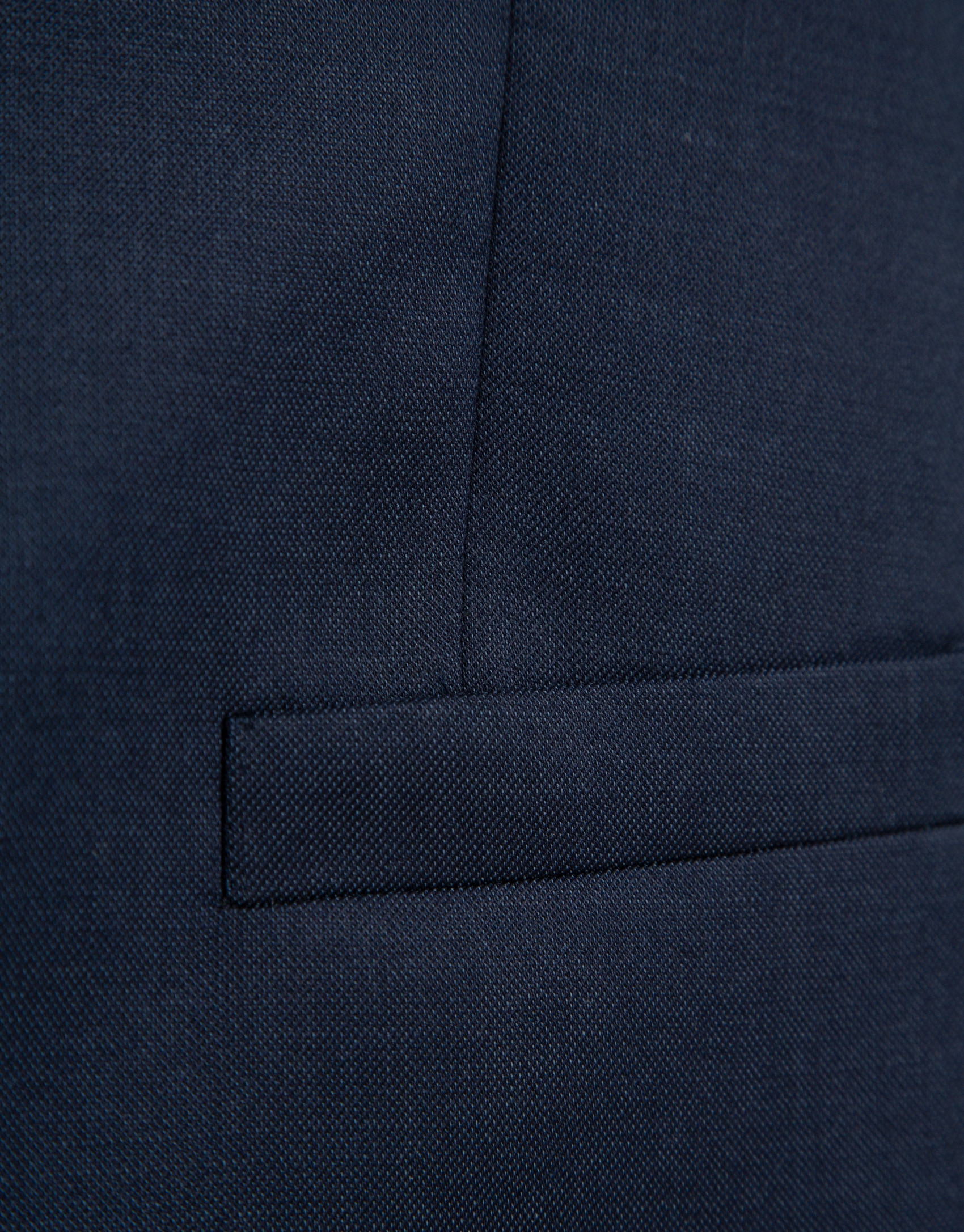 Navy dark blue wool waistcoat - Man - SS2026 | Roberto Verino