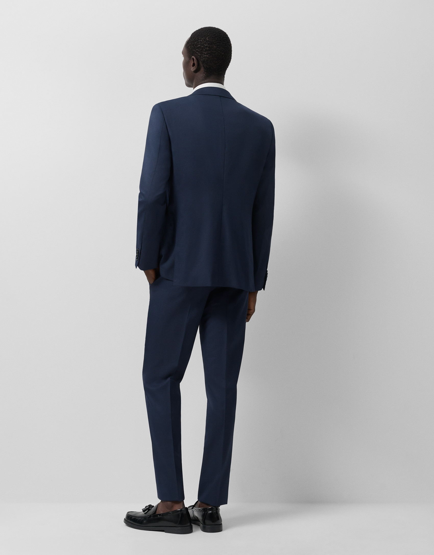 Traje half canvas regular fit azul oscuro | Roberto Verino