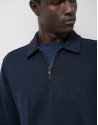 Navy sweatshirt with chest logo - Man - AW2025 | Roberto Verino