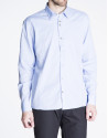 Blue twill sports shirt