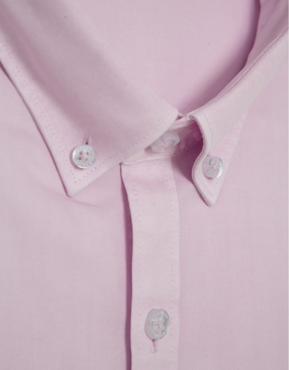 Camisa sport regular tintada ciruela claro | Roberto Verino