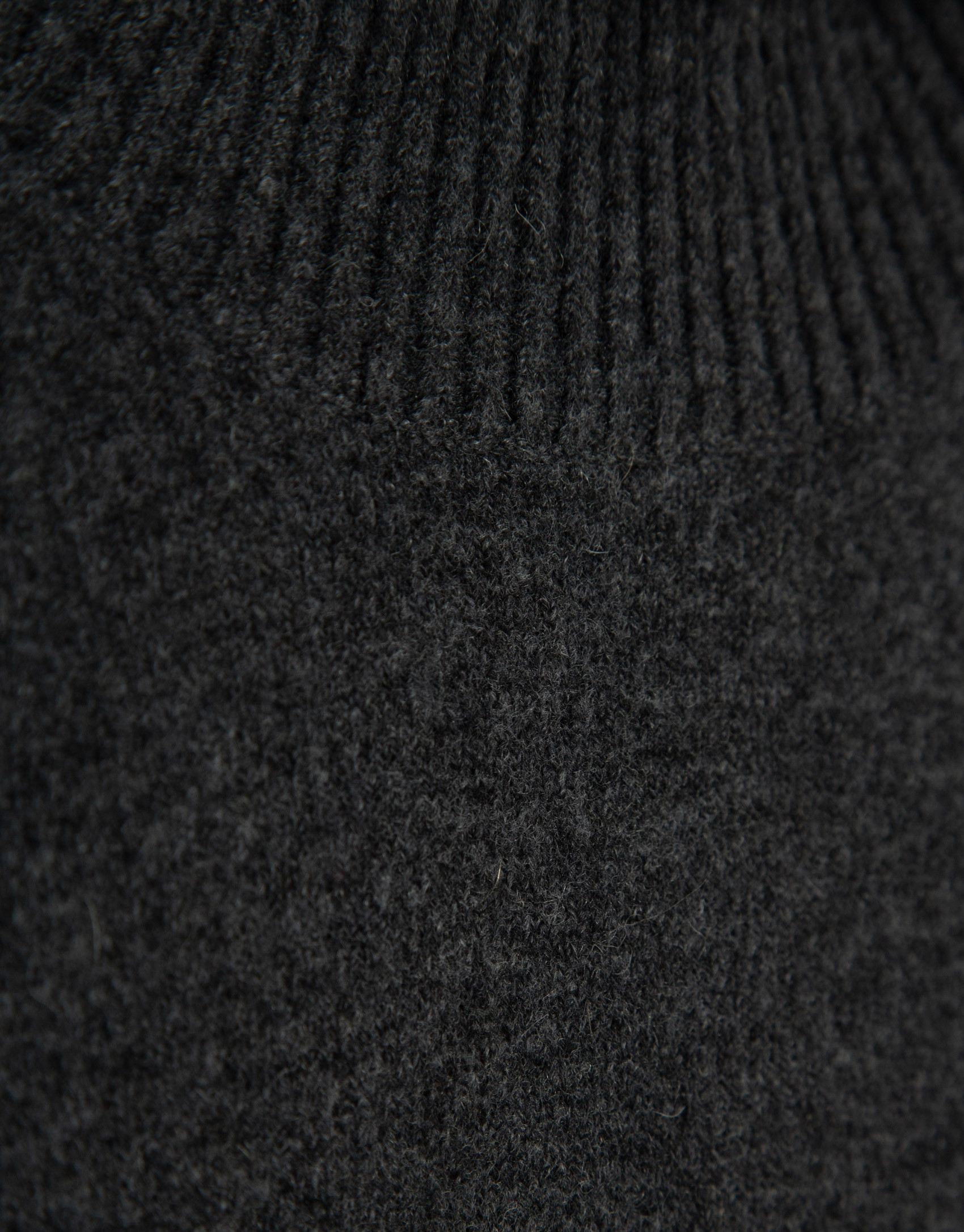 Dark grey melange turtleneck sweater - Man | Roberto Verino