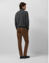 Dark grey melange turtleneck sweater - Man | Roberto Verino