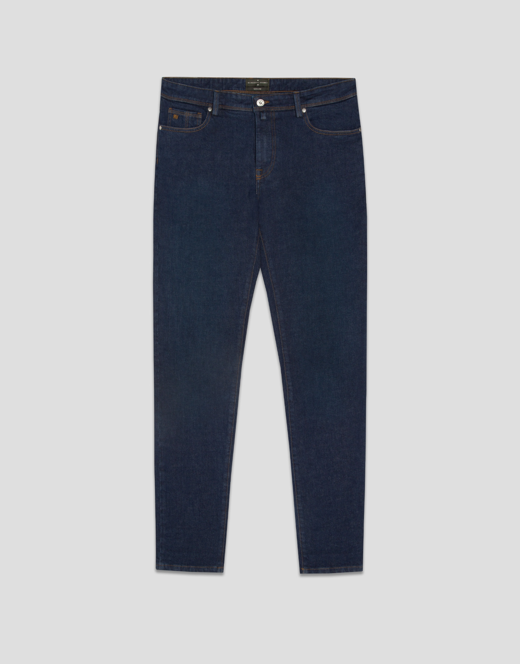 Pantalón denim hombre regular azul oscuro | Roberto Verino