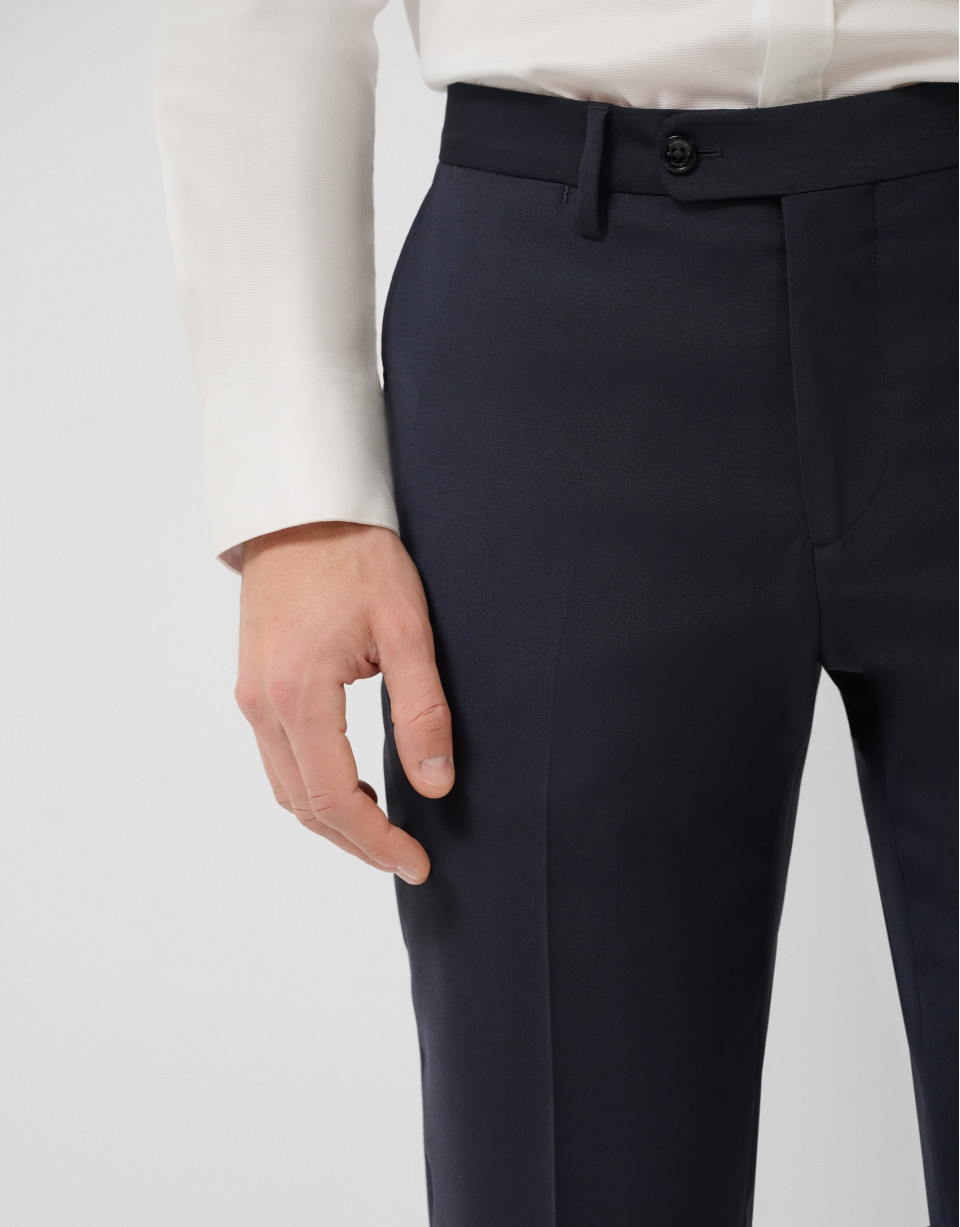 Navy dress trousers - Man - SS2026 | Roberto Verino