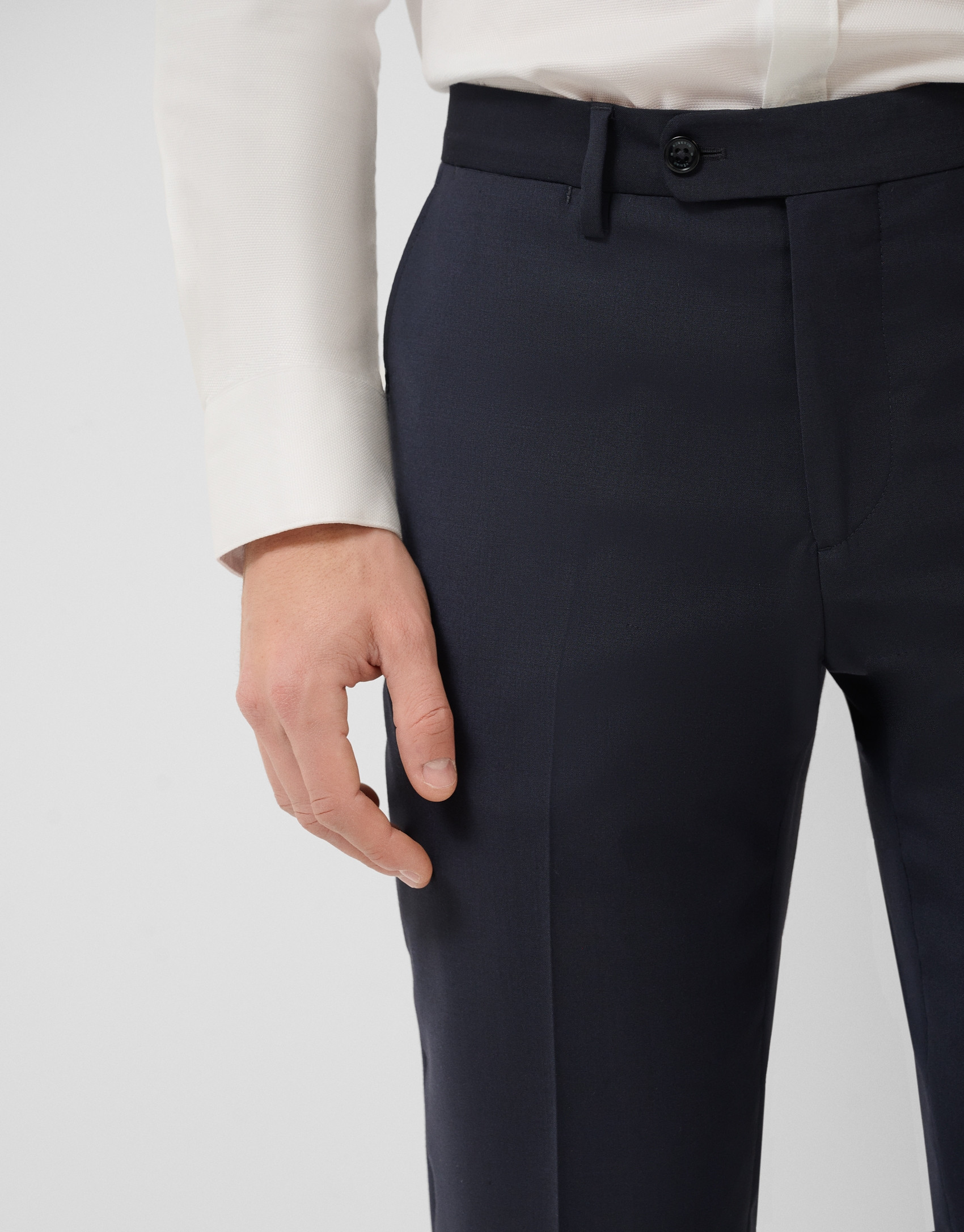 Navy dress trousers - Man - SS2026 | Roberto Verino