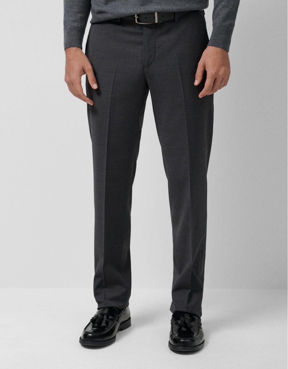Dark gray dress pants - Man - AW2025 | Roberto Verino