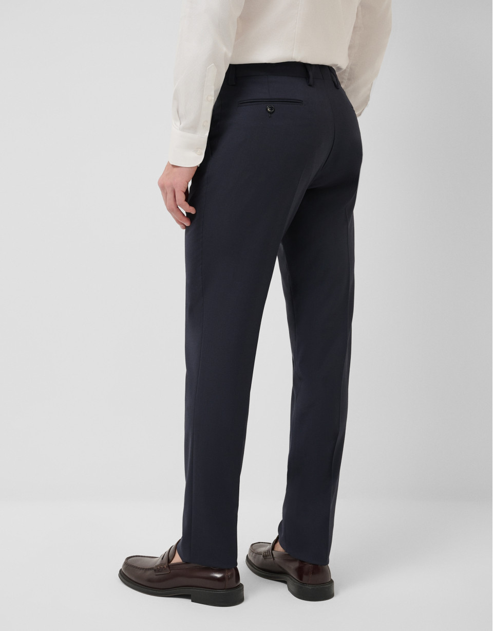 Navy dress trousers - Man - SS2026 | Roberto Verino