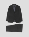 Traje half canvas slim fit liso gris oscuro | Roberto Verino