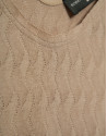 Camiseta de punto beige con tirantes - Mujer | Roberto Verino