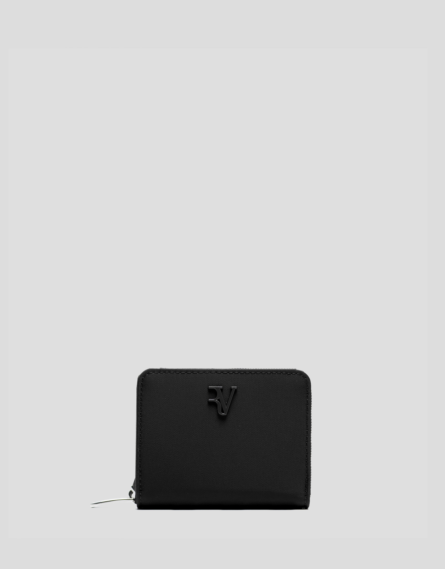 Black nylon coin purse - Woman - SS2026 | Roberto Verino