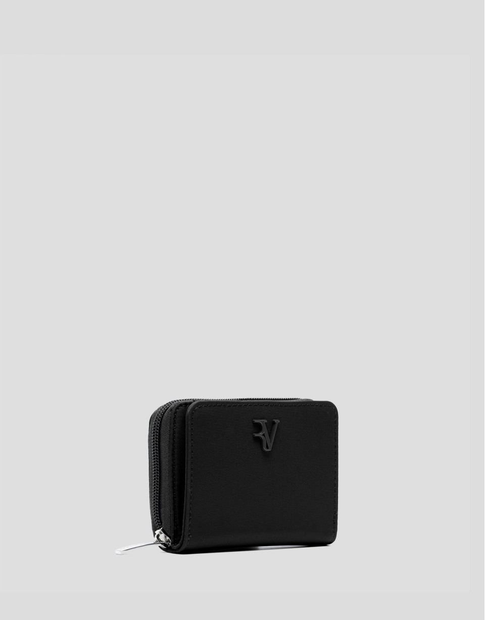 Black nylon coin purse - Woman - SS2026 | Roberto Verino