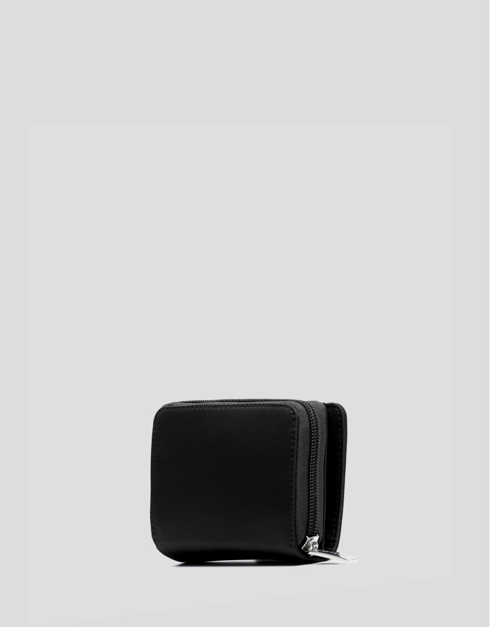 Black nylon coin purse - Woman - SS2026 | Roberto Verino