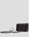 Brown nylon shoulder bag - Gifts - AW2025 | Roberto Verino