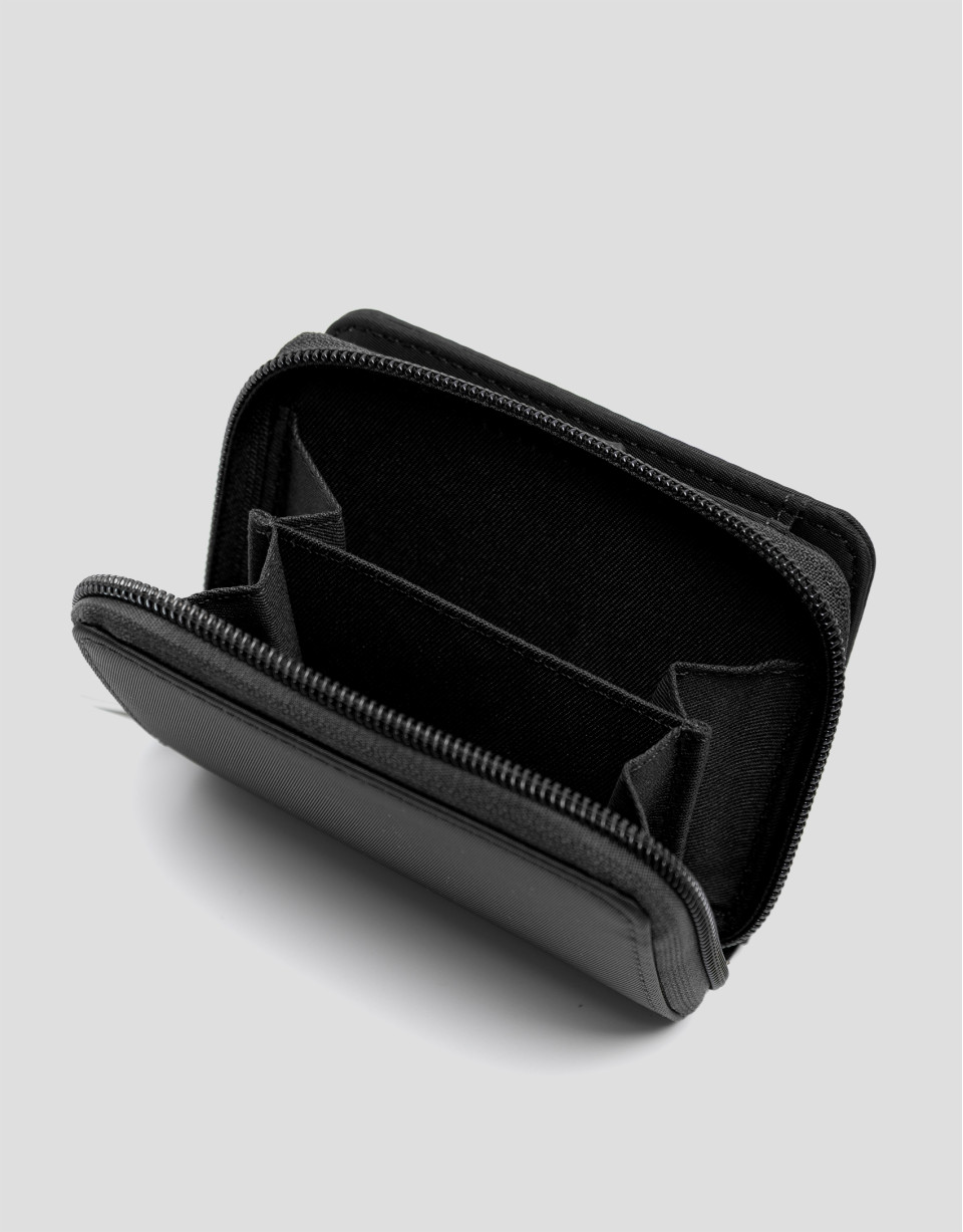 Black nylon coin purse - Woman - SS2026 | Roberto Verino