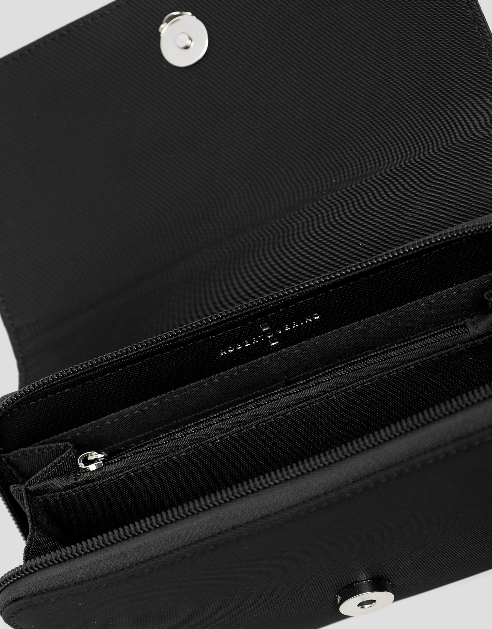 Violeta black nylon shoulder bag - Gifts | Roberto Verino