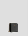 Bruna green grained leather zip wallet - Gifts | Roberto Verino
