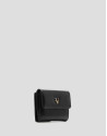 Cartera Margot Mini piel craquelada negra | Roberto Verino