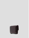 Margot Mini burgundy crackled leather wallet | Roberto Verino