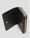 Bruna green grained leather zip wallet - Gifts | Roberto Verino